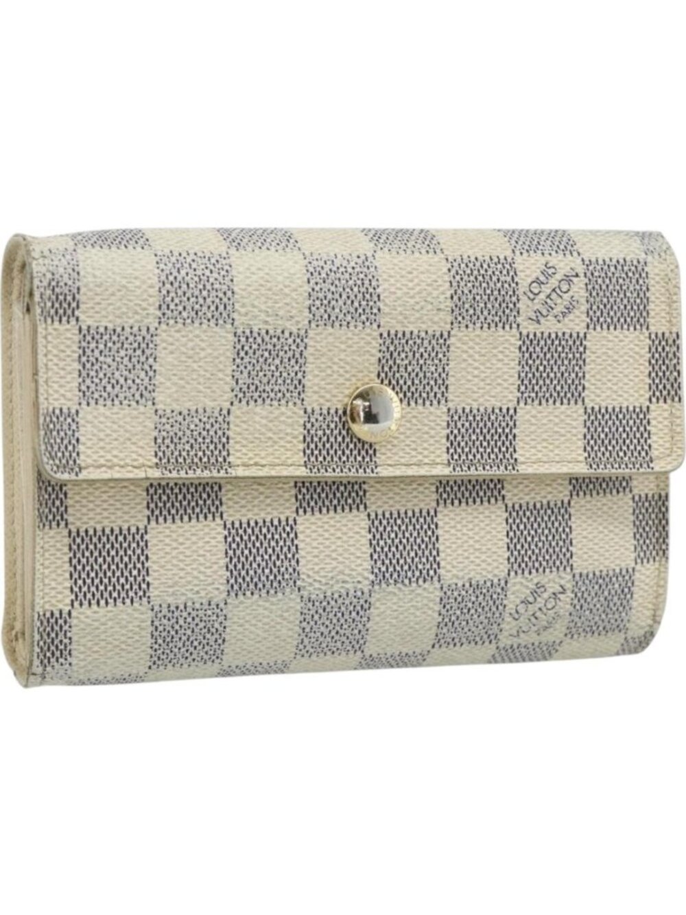 LOUIS VUITTON Damier Azur Portefeuille Alexandra Wallet Damier Azur